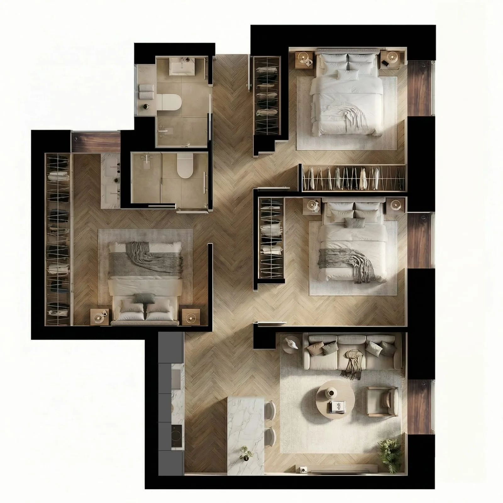 Piso de 3 dormitorios en el Barrio de Salamanca — foto 5